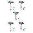 thumbnail image 1 of fastboy Unisex Children Cartoon Animal Kite Polyester Flying Kites with Handle Interactive Game Toys Presents Entertainment Blue 5Set, 1 of 6