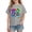 Gris, variante sur RXMEKW T-Shirt Graphique à Manches Courtes pour Enfants Garçons et Filles, Haut Imprimé pour la Saison Scolaire, Coton Doux, T-Shirt Décontracté de Jeu pour Tout-Petits et Enfants