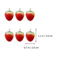 thumbnail image 3 of MasteelfCA 10pcs Jewelry Strawberry Pendants Resin Fruit Pendant Earring DIY Accessory, 3 of 7