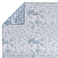 thumbnail image 3 of Greenland Home Fashions Patchwork Toile Blue Reversible Jacquard Woven Throw Blanket, Adult, 50x60 in., 3 of 7
