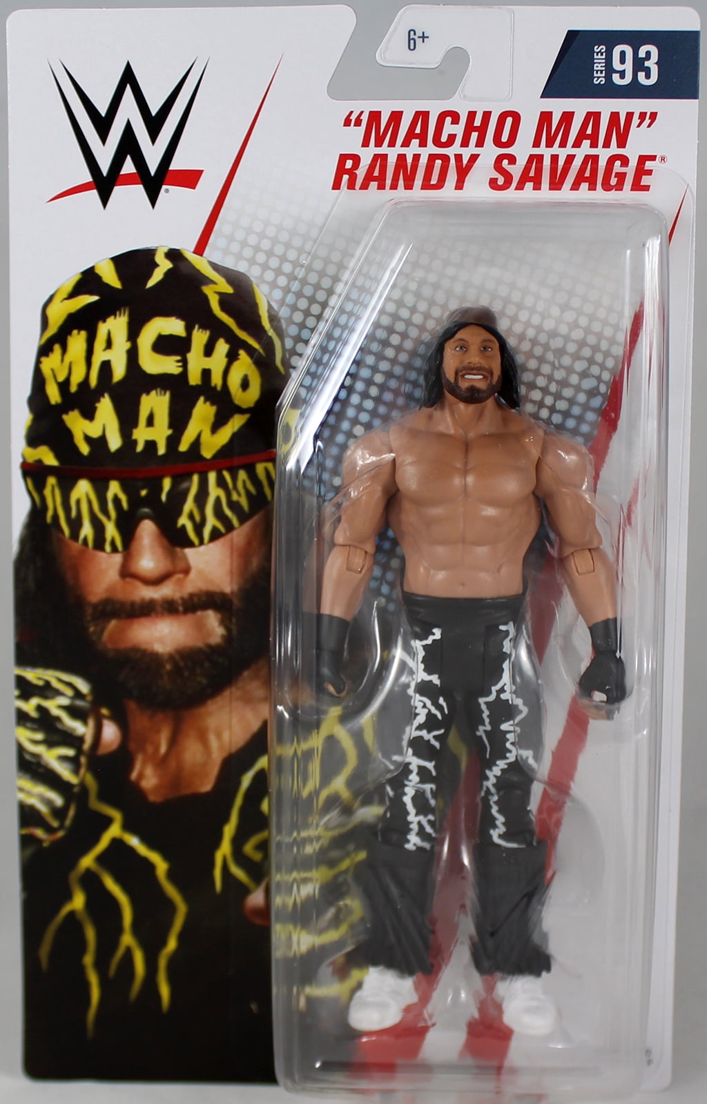 WWE-Macho Man Randy Savage-Chase VARIANT Mattel Basic Series 93 Figure New in Box 