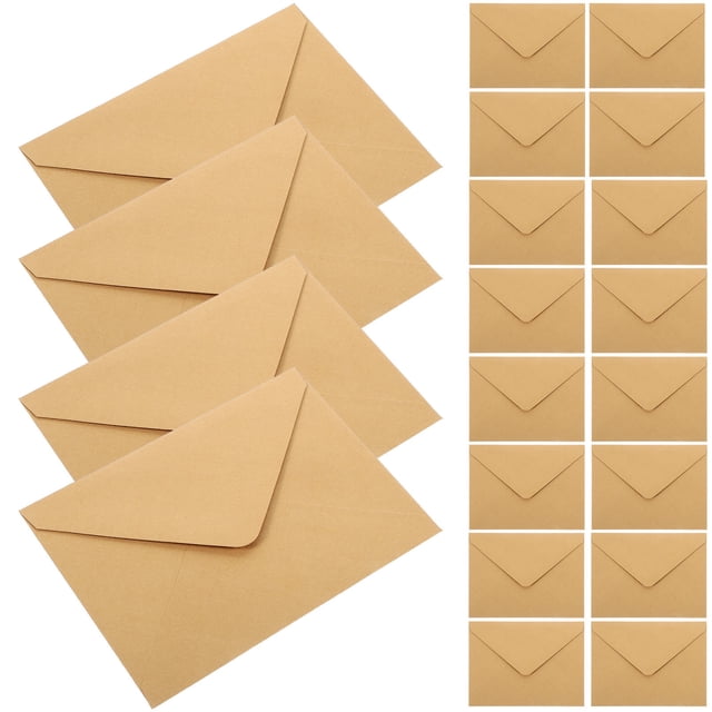 unbranded 50Ud Sobres Decorativos Para Invitaciones Y Eventos Con Material Resistente Dorado
