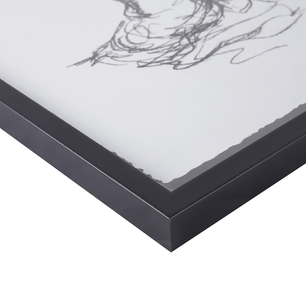 MAYEERTY 2-Piece Framed Glass Matted Sketch Wall Art Set