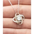 thumbnail image 2 of Cheap Fiancee Gifts, I'm not a Genie, but I'll Grant All Your Wishes as Long as, Cool Love Knot Rose Gold Necklace for from, Fiancee Birthday Gift Ideas, Fiancee Birthday Present, Fiancee Birthday, 2 of 6