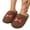E7-Brown, variant on Plush Indoor Flip Flop Thong Slippers for Women Fuzzy Faux Fur House Shoes with Soft Lining Non-Slip Sole Lightweight Breathable Open Toe Design for Women Home Indoor Use,Gray 38-39(US-7)