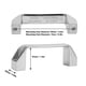 thumbnail image 2 of Boat Door Grab Handle 316 Stainless Steel Versatile Ergonomic Marine Handrail Handle for RV Yacht Trailer Truck A Style, 2 of 4