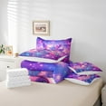 thumbnail image 4 of Erosebridal Cute Axolotl Comforter Set Twin 7 Pcs Outer Space Galaxy Butterfly Bedding Set Cartoon Salamander Kawaii Reptile Animal Bed in a Bag with Comforter,Sheets, 4 of 5