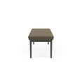 thumbnail image 5 of Lesro Lenox Steel Fabric 3-Seat Waiting Room Guest Bench in Charcoal/Adler Peppercorn Brown, 5 of 5