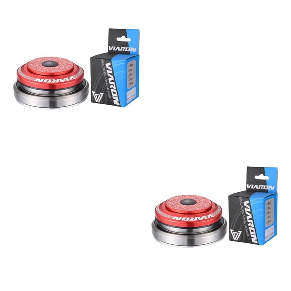 Juego de dirección Naiovety para bicicleta 42-52mm Rodamientos dobles Azul