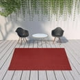 thumbnail image 2 of HomeRoots 7' X 10' Brick Red Non Skid Indoor Outdoor Area Rug, 2 of 5