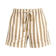 thumbnail image 6 of BUIGTTKLOP Shorts for Women Drawstring High Waisted Casual Shorts Rolled up Hem Wide Leg Summer Shorts with Pockets, 6 of 8