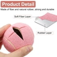 thumbnail image 3 of Uxcell 2 Pcs Pelotas de Tenis Precutadas para Andadores, Accesorios Universales de Pelotas Deslizantes para Patas de Muebles y Protección del Suelo, Rosa, 3 of 6