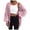 Pink, variant on Idoravan Cardigan Sweaters for Women Trendy Women's Hooded Cardigan Thick Knit Sweater Big Coat