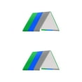 thumbnail image 4 of Redempat Waterproof Swing Set Replacement Tarp Roof Tent Sunshade Enhanced Performance Green Blue Gray 132x226cm 2Set, 4 of 6