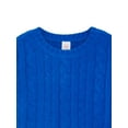 thumbnail image 3 of Wonder Nation Girls Chenille Sweater with Long Sleeves, Sizes 4-18 & Plus, 3 of 6