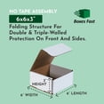 thumbnail image 2 of Aviditi Boxes Fast Small Business Packaging, Shipping Box Bulk  Cardboard, Gift, Storage, Small Corrugated Boxes, 6x6x3 663, 2 of 4