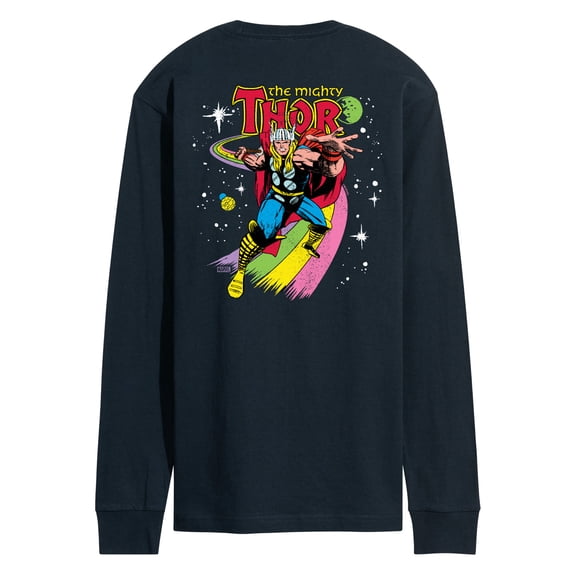Marvel Thor - Rainbow Road - Men's Long Sleeve Graphic T-Shirt