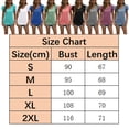 thumbnail image 2 of Askfv Womens Blouse V-Neck T-shirt Ruffle Sleeve Tunic Blouse Tops S-XXL, 2 of 4