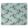 thumbnail image 1 of Vintage Mouse Pad, Royal Flower Arrangements Swirling Branches and Leaves, Rectangle Non-Slip Rubber Mousepad, Seafoam Rosewood, by Ambesonne, 1 of 2