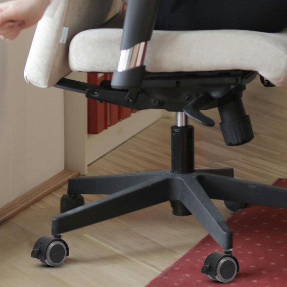 BEADCEST 4Ud Giratorias Universal Para Sillas De Escritorio Duraderas Y Fáciles De Instalar Multi Color