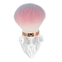Supvox Soft Pink Mushroom Makeup Brush Large Head for Powder Blusher and Nail Dusting