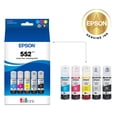 thumbnail image 2 of Paquete combinado de botellas de tinta Epson 552 EcoTank T552920-S, 5 colores, 2 of 8