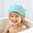 thumbnail image 3 of Children's Shower Cap Ear Protection Baby Shampoo Cap, Adjustable Silicone Bath Cap for Toddlers Kids, 3 of 7