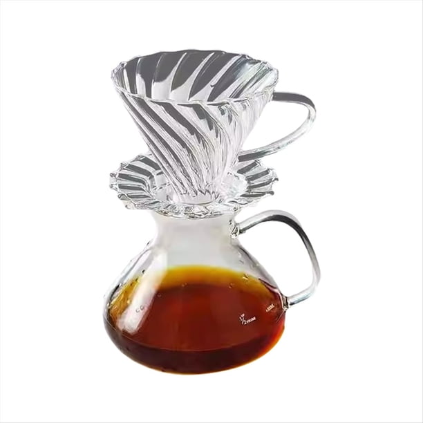 Cafetera de Vertido, Cafetera con Báscula y Filtro para el Hogar o la Oficina, 300 Ml.