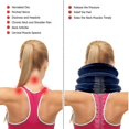 thumbnail image 4 of Cervical Traction Device And Inflatable Adjustable Neck Expander For Neck Support, Neck Traction And Cervical Pain Relief Gray, 4 of 5