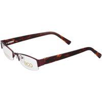 Eco Ginger Rx-able Frames With Pouch, Burgundy