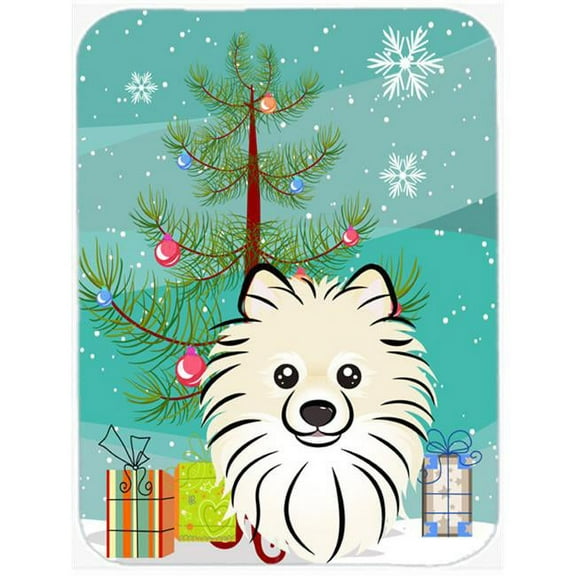 Carolines Treasures  Christmas Tree And Pomeranian Mouse Pad