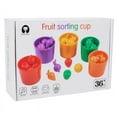thumbnail image 2 of Ovzne Children's Early Education Fruit And Vegetable Color Classification Cup Color Cognition Focus Fine Motor Training Puzzle Toy On Clearance, 2 of 3