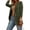 dark green, variant on Women Long Sleeve Blazer Open Front Lapel Single Button Casual Office Jacket