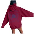 thumbnail image 4 of WILLBEST Sudadera con Capucha para Mujer, Ligera, Estilo Pullover, con Estampado Otoñal E Invernal Mediana, 4 of 5