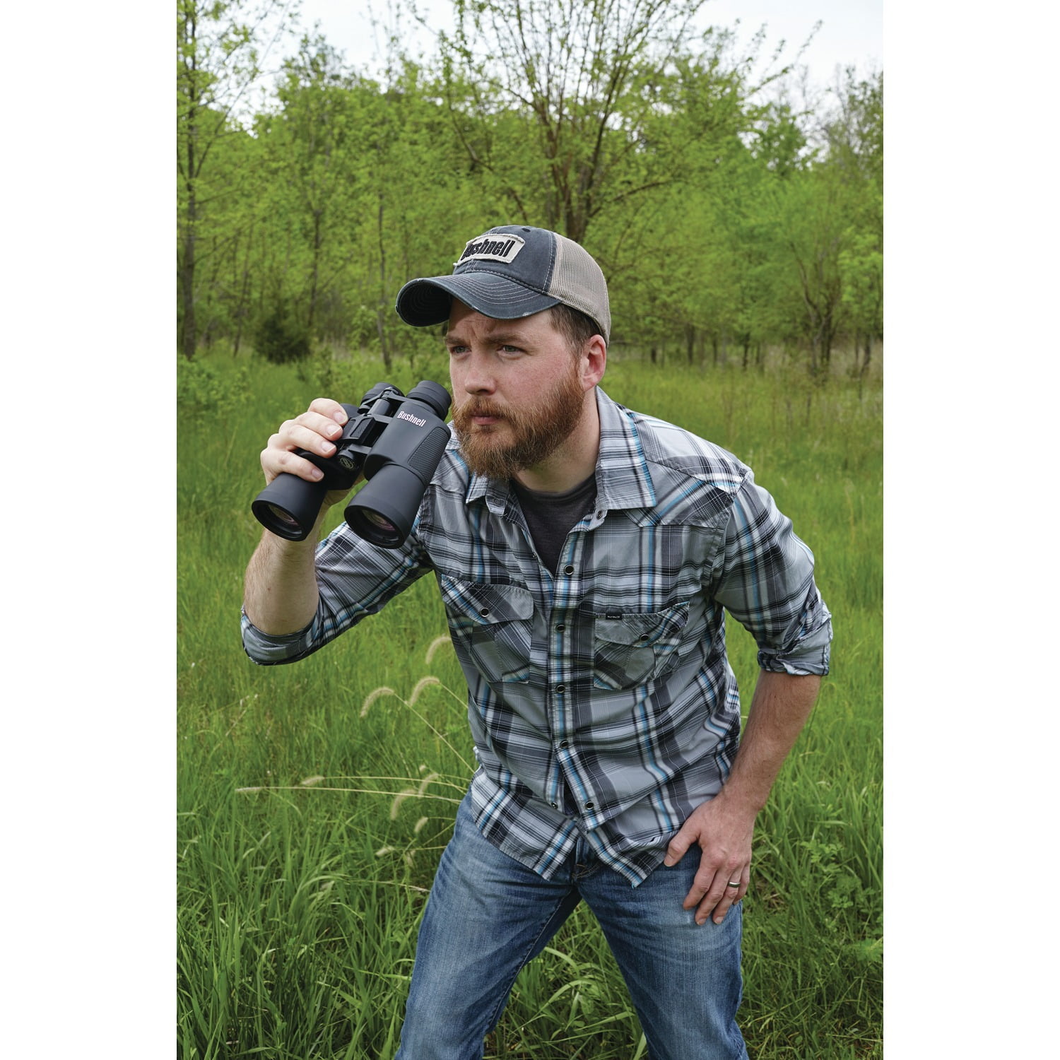 Bushnell PowerView 20x50mm Porro Prism Binoculars (Grey)