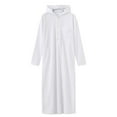 thumbnail image 1 of Afdoent Shirts For Men Male Middle Dubai Turkish Pocket Solid Color Hat Can Be Worn Over Robe Comfortable, 1 of 4