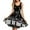 Dance Music Notes, variant on Size L Sleeveless Dress for Women Lightweight Party Swing Skater Dress Comfy Rainbow Leopard Print Tank Dresses Midi