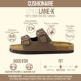 thumbnail image 2 of Cushionaire Lane Boys and Girls Sandals, Comfortable Cork Footbed Slide Sandals with Adjustable Straps and Supportive Cushioned Design - Kids Summer Sandals, 2 of 14