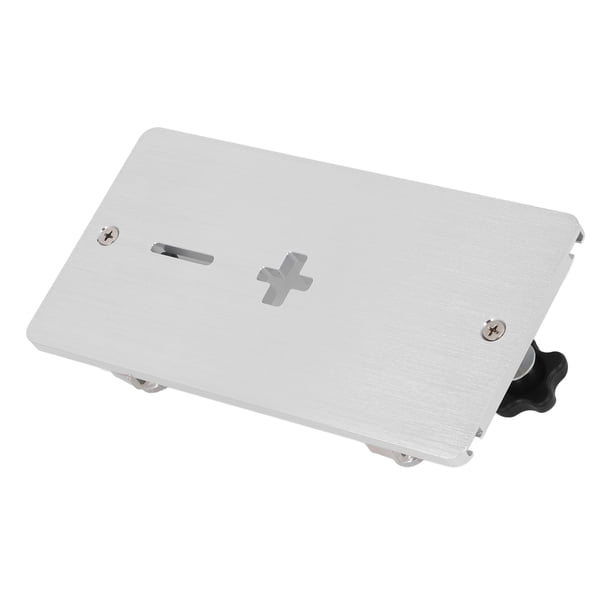 Placa Abatible Para Sierra De Calar Eléctrica, Buje De Orificio Central Preciso, aleación De Aluminio, Placa De Inserción De Sierra De Calar Para Ahorro De Mano De Obra