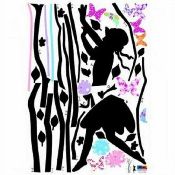 Wall Deco Sticker GIRL & BUTTERFLY 95-PS58076 - M