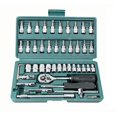 thumbnail image 2 of 46-In-1 Pcs Kit & Screwdriver Set | Multi-Purpose Combination Tool Case, Precision Socket Set | Multi Purpose Set, Ratchet Wrench, Extension Bars, Spinner Handle, Bit Adapter Repair Tool, 2 of 5