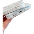 thumbnail image 7 of for iPhone 12 Case,Cute Silvery Butterfly Pattern PC Shockproof Protective Butterflies Girly Phone Case,Silvery, 7 of 7