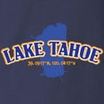thumbnail image 3 of CafePress - Lake Tahoe With Map Coordinate Long Sleeve T Shirt - Long Sleeve Dark T-Shirt, 3 of 4