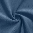thumbnail image 7 of Men Corduroy 2 Piece Outfit Set, Collared Button Down Long Sleeve Work Shirt and Drawstring Elastic Waist Wide Leg Pants Casual Loungewear Size 2XL Blue, 7 of 7