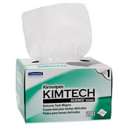 Kimtech Science Kimwipes Delicate Task Wipers, Non-Sterile, 1-Ply Tissues, 4 2/5 in x 8 2/5 in, 280 Wipes, 60 Packs, 16800 Total