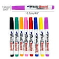 Yoloke 8Pack WaterBased Whiteboard Pens Erasable & Vibrant Black, Red, Green, Blue Safe