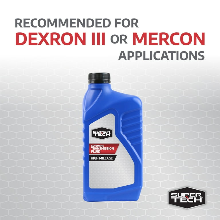Super Tech High Mileage Automatic Transmission Fluid, 1 Quart