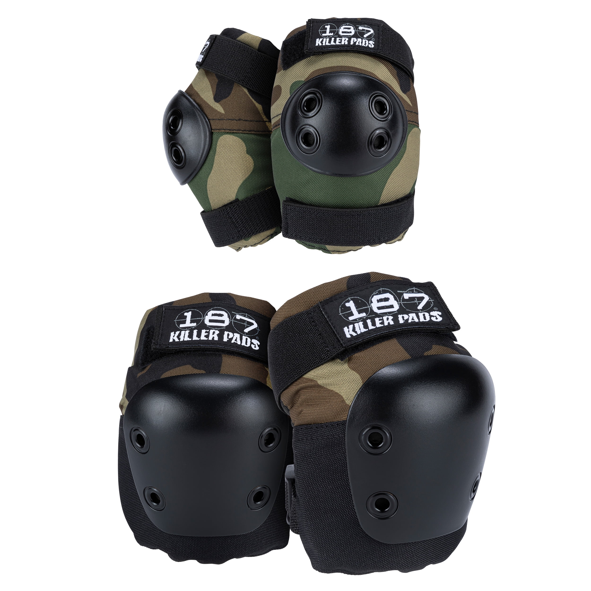 187 Killer Pads Knee Pads, Elbow Pads Combo Pack, Camo, X- Small -  Walmart.com