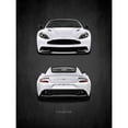 thumbnail image 3 of Rogan, Mark 12x14 Black Modern Framed Museum Art Print Titled - Aston Martin Vanquish, 3 of 5