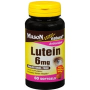 Mason Natural Lutein 6 mg Softgels 60 Soft Gels (Pack of 6)